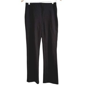 Ecru Prince Cropped Flare Black Dress Pant XS Academia Quiet Luxury Preppy